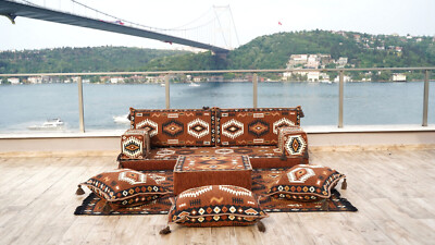 Brown Single Sofa, Arabic Sofa, Terrace Sofa, Turkish Rug, Sofa Inflatable, Yoga