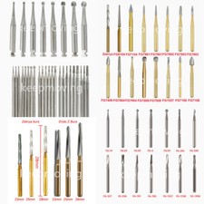 Dental Tungsten Steel Carbide Bur Burr FG RA HP Surgical FGOS Handpiece High Low