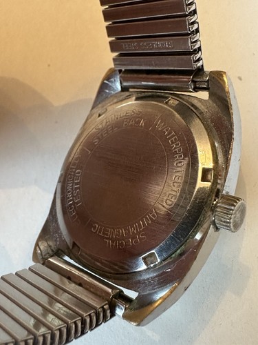 MORTIMA Super Datomatic 17 Jewels VINTAGE WATCH Stainless Steel Ship Worldwide - Picture 5 of 13