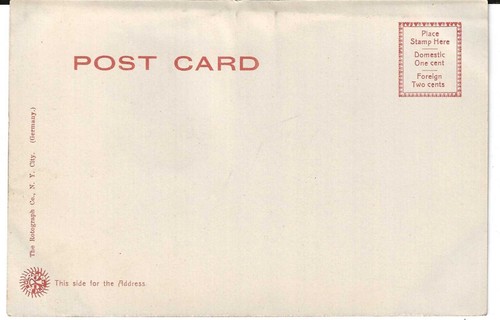 Entrance to Palmer Park, Detroit, Mich. 1900' unused card showing log cabin - Picture 2 of 2