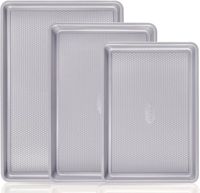 Baking Sheet Pan Set Cookie Sheets for Oven Nonstick Half/Quarter/Jelly Pans