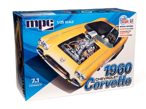 MPC NUEVO Kit Modelo '60 Chevy Corvette 7-EN-1 Kit de Personalización Escala 1:25 por MPC002 - Imagen 6 de 7