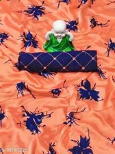 Women's Chiffon Printed Saree with Running Blouse Piece