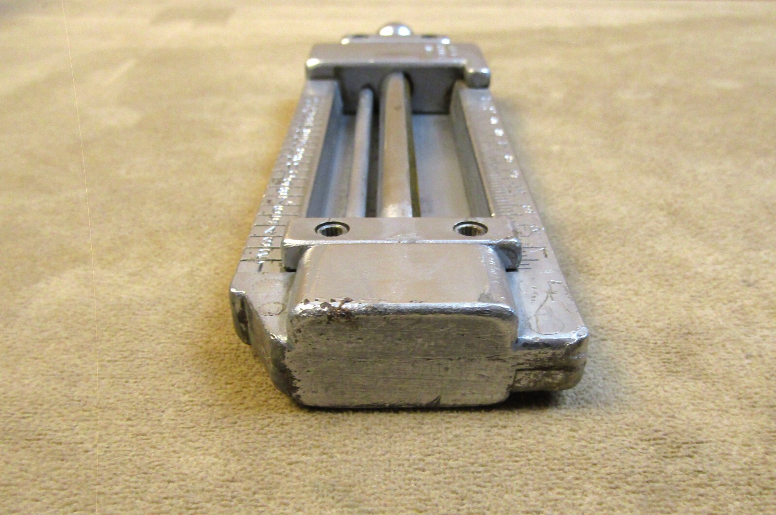 VINTAGE LUDLOW NO.19492 22 PICA TYPESETTING PRINTER PRINTING COMPOSING STICK