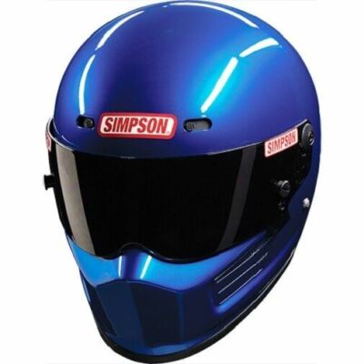 Simpson Super Bandit Helmet Snell Sa2020 Blue Metalic Colour Msa M6 Fia