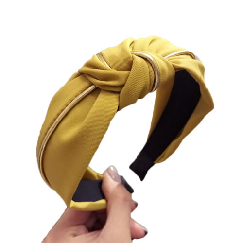 Frauen Stirnband Twist Stirnband Bogen Knoten Kreuz Krawatte officiel Breite ⊿