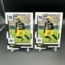 2022 Panini Donruss #101 Rashan Gary Green Bay Packers Football Lot Of 2 Cards