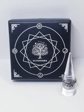 Olivenorma Protection Crystal Ring sz 8
