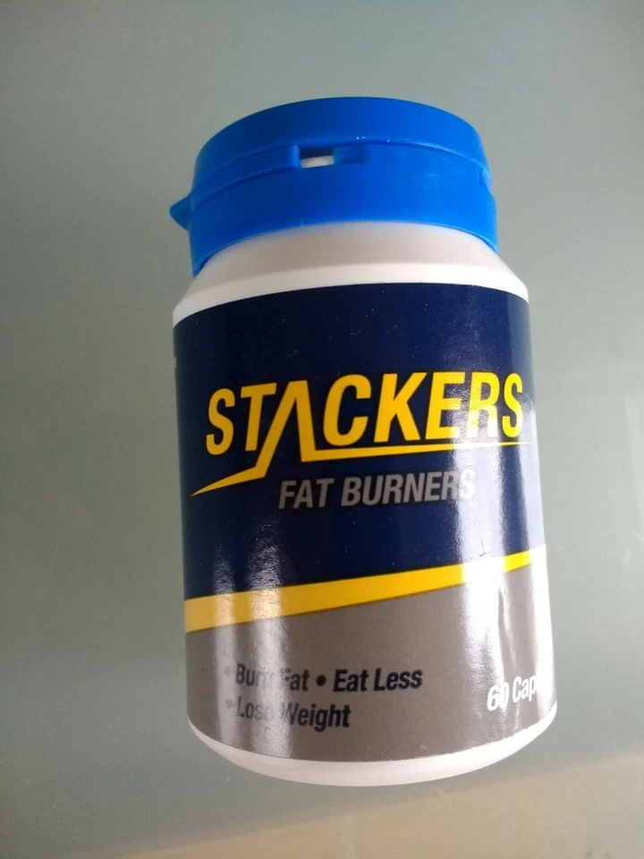 STACKERS Slimming Capsules TWO Tubs Fat Burners Gym Cardio Toning Weight Loss - Image 2 of 3