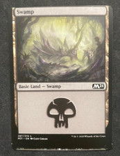 Swamp 267 - MTG Magic - Core 2021 - Miscut Misprint D