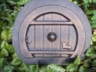 Fairy door mold caterpillar mould plaster concrete cement mold 8" x 6" x 1"