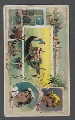 1891 Arbuckle Coffee K8 Views From a Trip Around The World #8 Venice