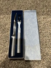 RADA CUTLERY  Carving Gift Set Brushed Aluminum Handle Boxed