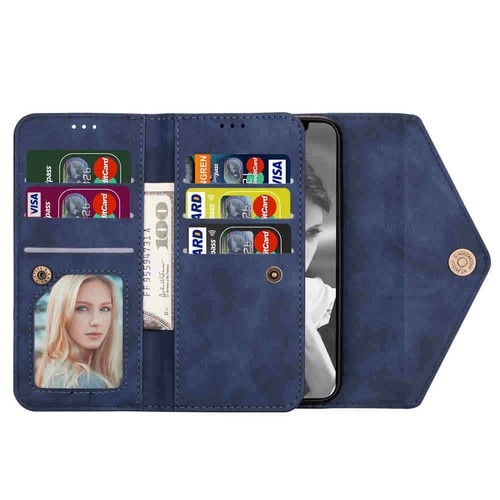 For iPhone 11 12 Pro Max XR 6S 7 8 SE Wallet Card Holder Flip Leather Case Cover - Picture 20 of 43