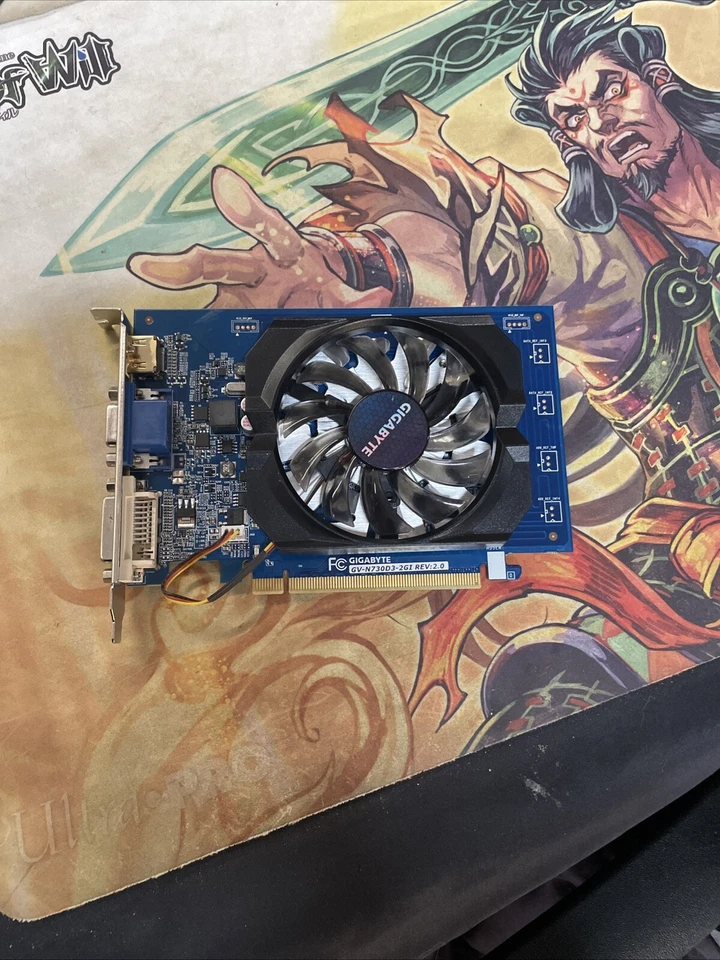 GIGABYTE GV-N730D3-2GI Graphics Card, 2GB 64-bit GDDR3, GV-N730D3-2GI - Image 2 of 4