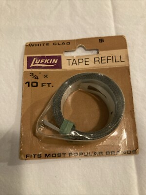 LUFKIN RW310 10' x 3/4'' TAPE REFILL WHITE CLAD