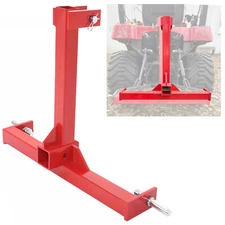 3 Point 2" Receiver Trailer Tow Hitch Category 1 Tractor Drawbar Attachment