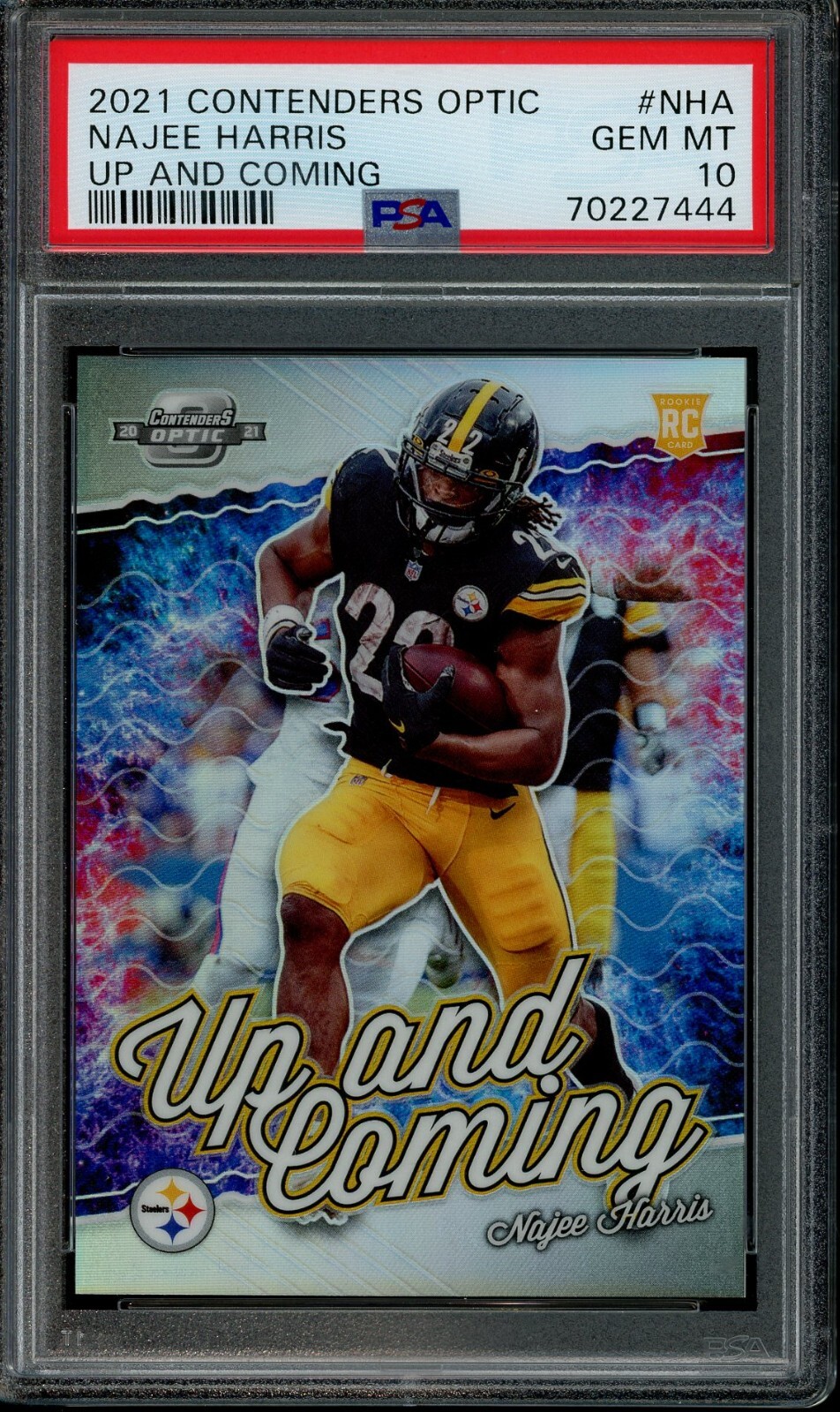 Najee Harris Panini Contenders Optic Up and Coming #NHA Base