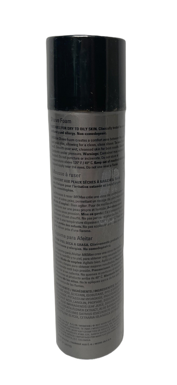 Mary Kay MK Men Shave Foam 6.5 oz NEW Free Shipping eBay