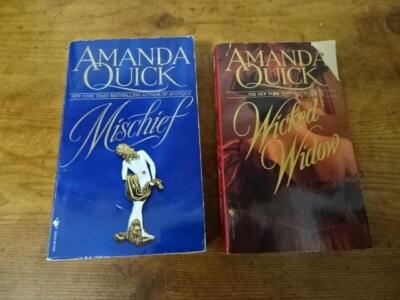 Lot 2 Amanda Quick PB bks-Wicked Widow & Mischief -Bantom Publications