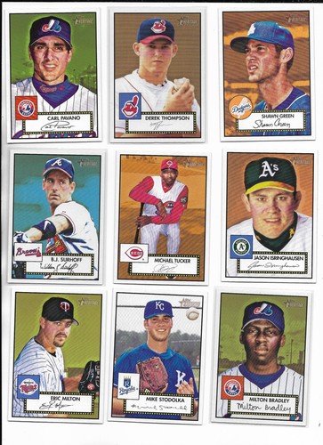 2001 Topps Heritage PICK-A-CARD Damon Buhner Snow Thome Soriano FINISH YOUR SET - Picture 54 of 219