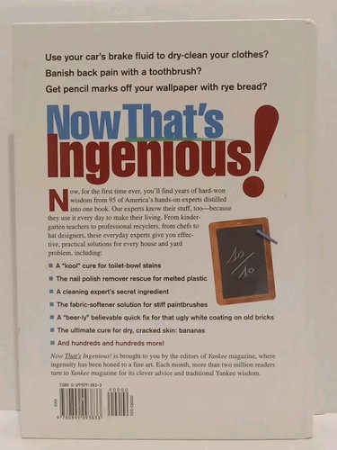 Yankee Magazine's Now That's Ingenious! : Everyday Experts Reveal Their Secrets - Picture 2 of 2
