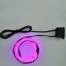 16ft Neon Led Light Glow El Wire String Strip Diy Rope Tube Car Party Bar Decor