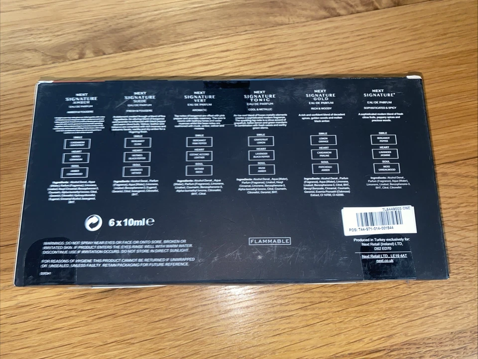Next Signature Eau De Parfum Mens Gift Set 60ml In Total ( 6x10ml ) - Image 2 of 4