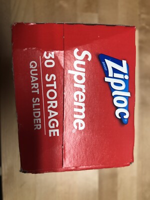 Supreme Ziploc Bags Zip Lock Plastic Bags (Box of 30) SS20