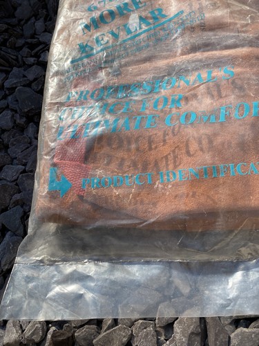 Steersotuff Brown BIB APRON Suede Welding - Size L 42’’ 107cm FULL SIZE ON PHOTO - Picture 6 of 12