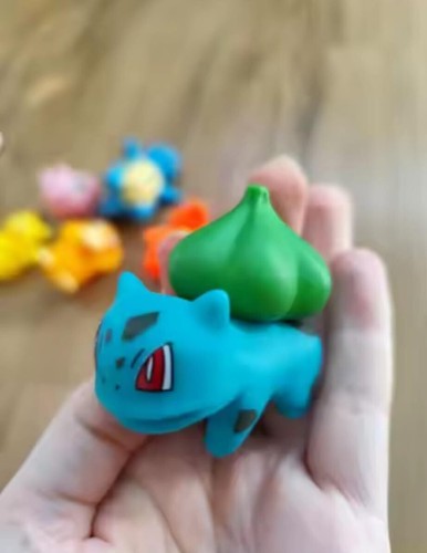 Pokemon Figuren - Pikachu, Enton, Bisasam usw. 6 Stück. NEU Plastik - Bild 4 von 4