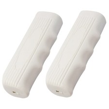 CRUISER CUSHION VINTAGE OG SCHWINN STINGRAY BICYCLE HADLEBAR WHITE GRIPS