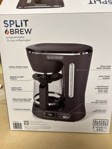 Black & Decker CM1060B QuickTouch Digital Programmable 12-Cup Coffee Maker NEW - Picture 3 of 6