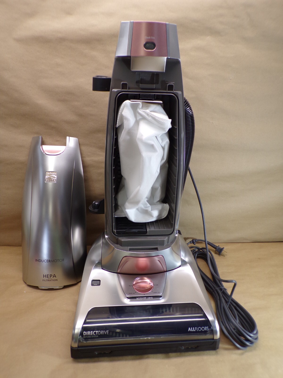 Kenmore BU1018 PetFriendly HEPA Bagged Upright Vacuum with Inducer