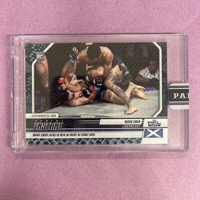 #ad 2023 Panini Instant PFL Mark Ewen #22 RC Rookie BLUE VIPER 1 1 AU2 $125.00