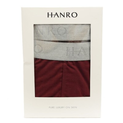 HANRO Mens 2 Pack Red Gray COTTON ESSENTIALS Brief Underwear 2XL NIB