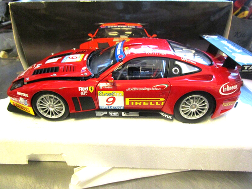 FERRARI 575 GTC 575GTC FIA GT 2003 #9 Peter Babini Estoril JMB Kyosho RAR 1:18