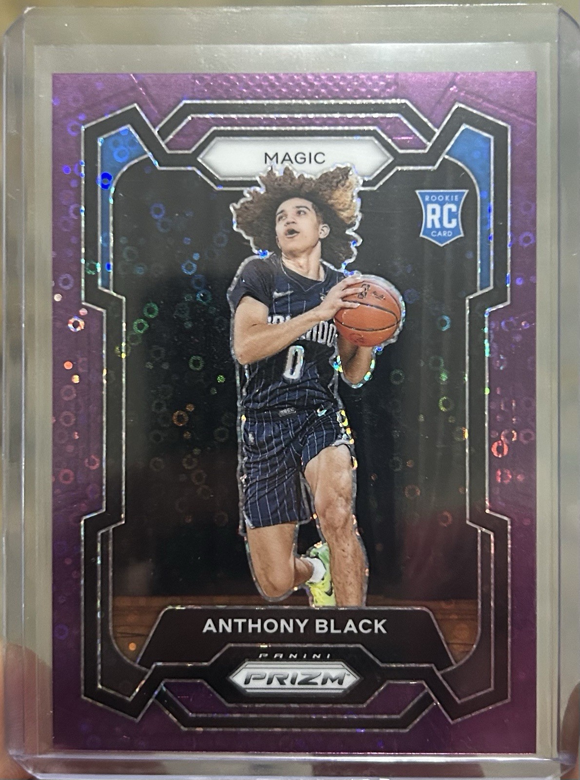 2023-24 Panini Prizm Anthony Black #170 Rookie Purple Fast Break /75 RC