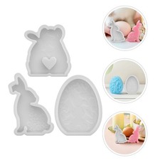  3 PCS Set Di Stampi Per Candele Pasquali Stampo Primaverile Pasquale Ornamento