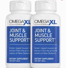 Pack Of 2 Omega XL 300 Capsules-Green Lipped Mussel Joint  Muscle Relief