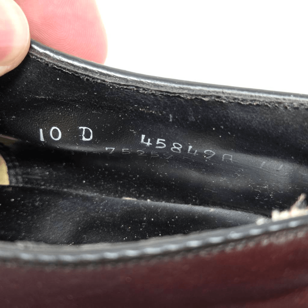 FOOTJOY SHELL CORDOVAN WINGTIP BROGUE MEDALLION TOE MENS  display picture 2