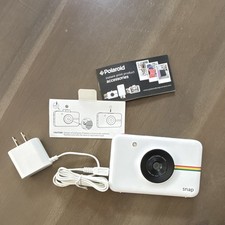 Polaroid Snap 10MP Instant Camera White Flash w/Charger USB Manual