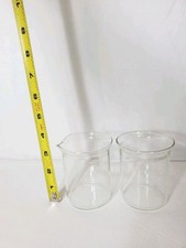 Bodum Set of Sugar and Creamer Bistro Glass Open No Lid Replacement