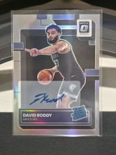2022-23 Donruss Optic DAVID RODDY Holo Prizm Rookie Auto RC #225 Grizzlies