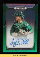 2019 Panini Prizm Draft Picks Auto Green Prizm Logan Driscoll #91 Auto READ 5dx