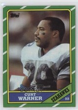1986 Topps Curt Warner #202 0s2w