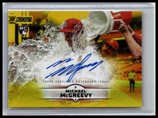 2025 Stadium Club #SCBA-MM Michael McGreevy Base Autographs Yellow Foil