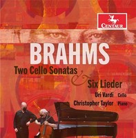 Brahms / Vardi / Tay - Two Cello Sonatas Six Lieder - Cd - G3Z