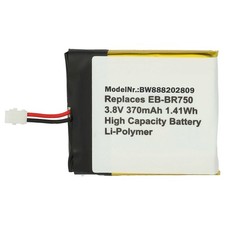 Batteria per Samsung SM-R750D, SM-R750B, Gear S, Gear S R750 370mAh 3,8V