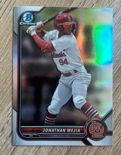 Jonathan Mejia 2022 Bowman Draft Chrome Refractor #BDC-186 St. Louis Cardinals